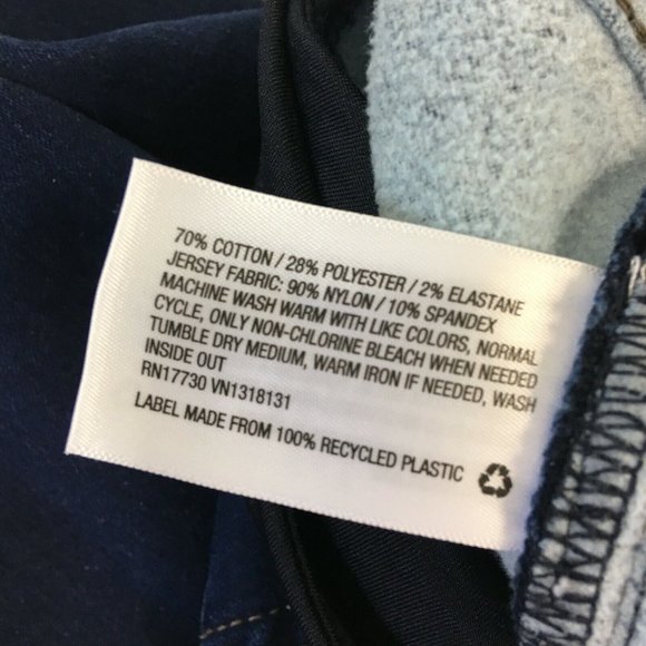 Ingrid & Isabel Maternity Distressed Jeggings 4 Dark Blue - Picture 5 of 7